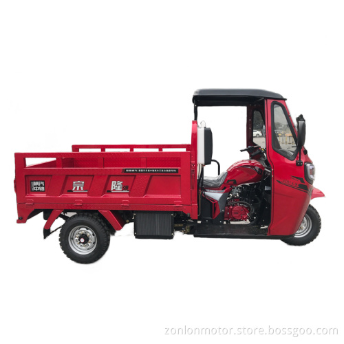 A very practical enclosed motor tricycle